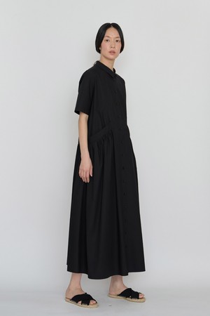 [26SS 재입고] Manu cotton summer dress black