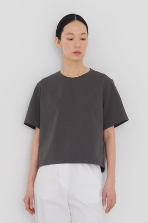 Solid half top charcoal
