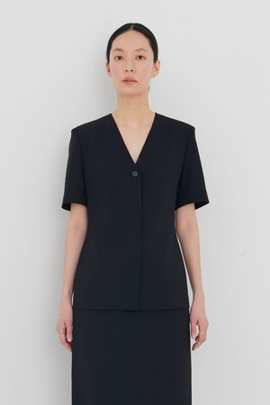 Summer soft formal jacket black