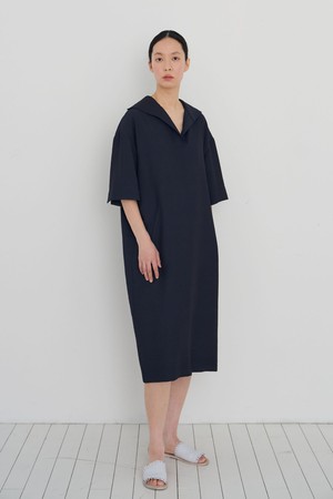 Soft sailor dress navy