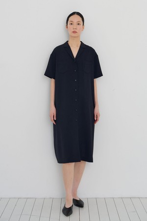 Formal summer dress navy