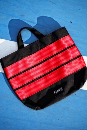 RNMS TOTEBAG 3STRIPE -RED