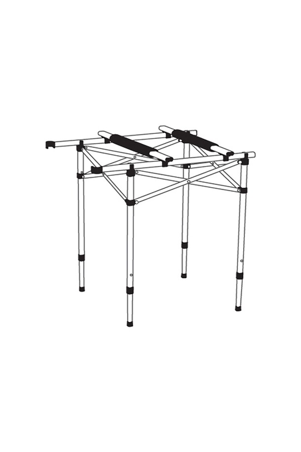 캠핑용 코베아 2웨이 키친 테이블 스탠드는 알루미늄 소재의 접이식 미디엄 사이즈 제품으로, 2웨이 키친 테이블 M, L 전용으로 설계되었습니다. 실버 색상의 이 스탠드는 다양한 설치 방법을 제공하며, 버너 거치대 기능과 추가 연결이 가능합니다. 무게는 1.5kg입니다.
