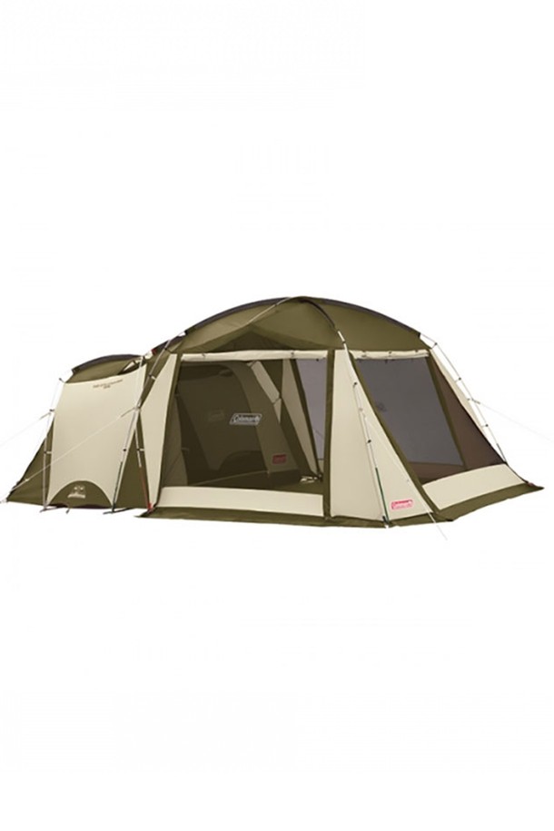 [Coleman] 콜맨 터프 스크린 2룸 하우스는 올리브와 샌드 두 가지 색상으로 출시된 4-5인용 사계절용 텐트입니다. 폴리에스터와 알루미늄 소재를 사용하여 방수, 통기, UV 차단 기능을 제공하며, 2룸 구조로 공간 활용도를 높였습니다. 캐노피, 팩 로프, 해머, 수납 케이스 등 구성품이 포함되어 있어 편리하게 캠핑을 즐길 수 있습니다. 상하 통풍구, 전선 관리용 통로, 탑 벤틸레이션, 스크린 쉘터 활용 기능 등 다양한 특징을 갖춘 텐트입니다. 모델 번호는 2000033800입니다.
