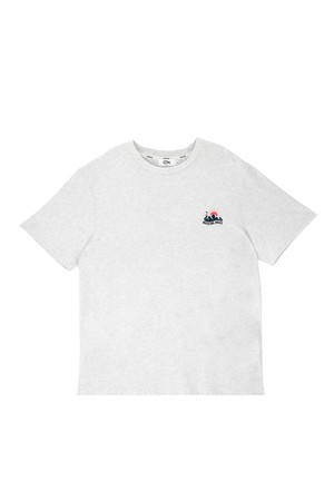 [남녀 공용]  멀티 프린트 티셔츠 그레이