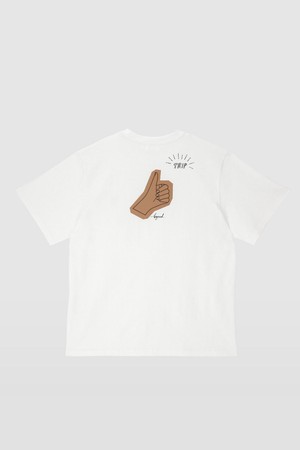 [남녀 공용] 넘버원 티셔츠 화이트