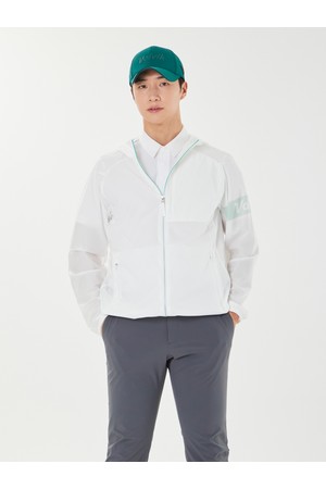 남성 골프 패커블 바람막이 점퍼 VMWBPF02_OW