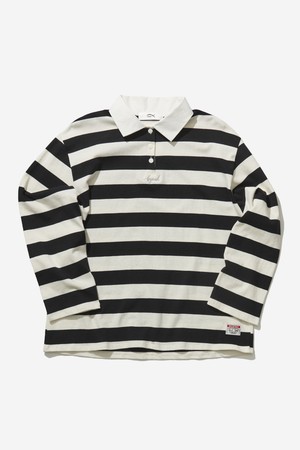 폴로 카라 럭비 티셔츠 블랙