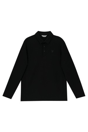 남성 골프 조직감 스윙패턴 제에리 티셔츠 VMTSPA02_BK_NOCOLOR-a