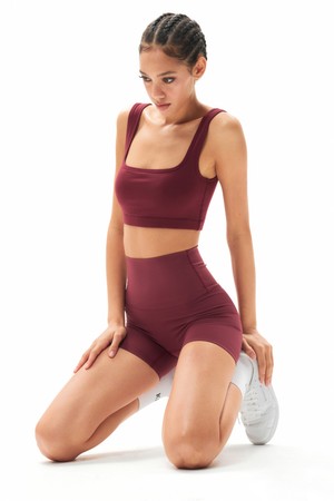 Marshmallow Bra Top | 3colors_WINE-a