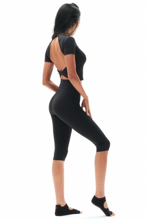 Core Capri Leggings | 4colors_BROWN-a