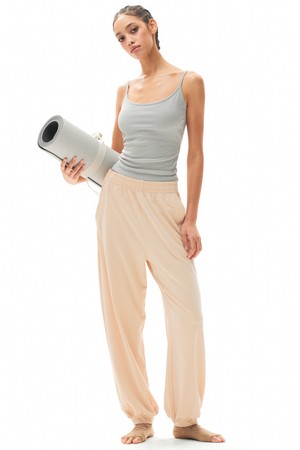 Mellow Jogger Pants | 7colors_BEIGE-a