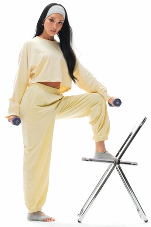 Mellow Jogger Pants | 7colors_YELLOW-a