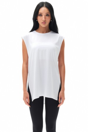 Easy Slit Sleeveless | 2colors_WHITE-a