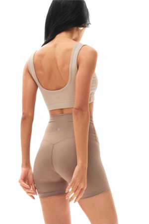 Core Short Leggings | 4colors_BROWN-a