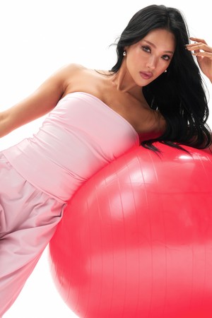 Flow Tube Top | 4colors_PINK-a