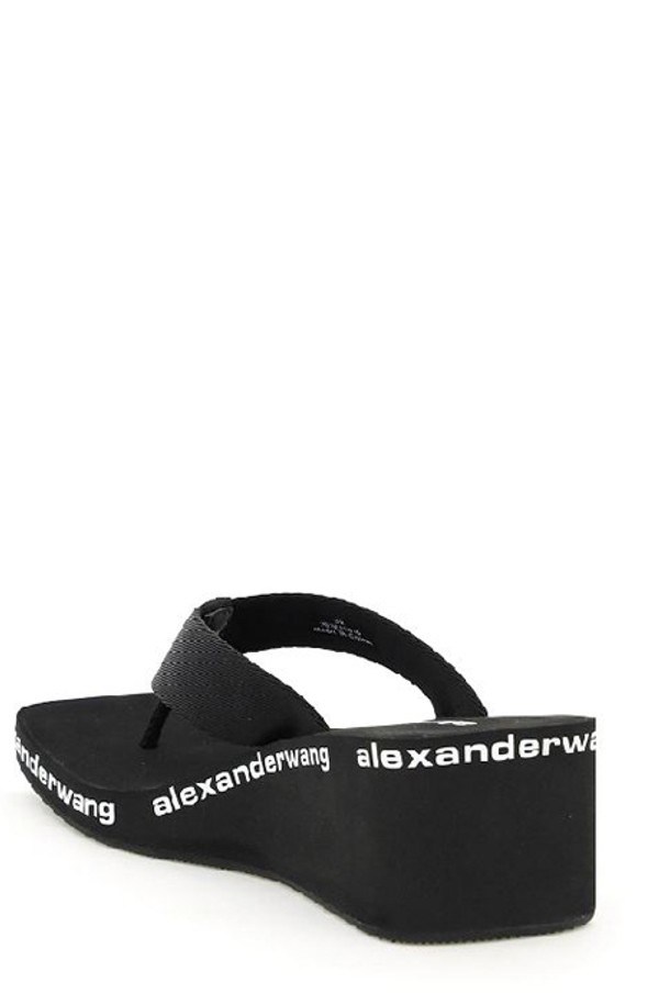 alexanderwang - 샌들/뮬/슬리퍼 - 알렉산더왕 웨지 플립플랍/30321S019 001