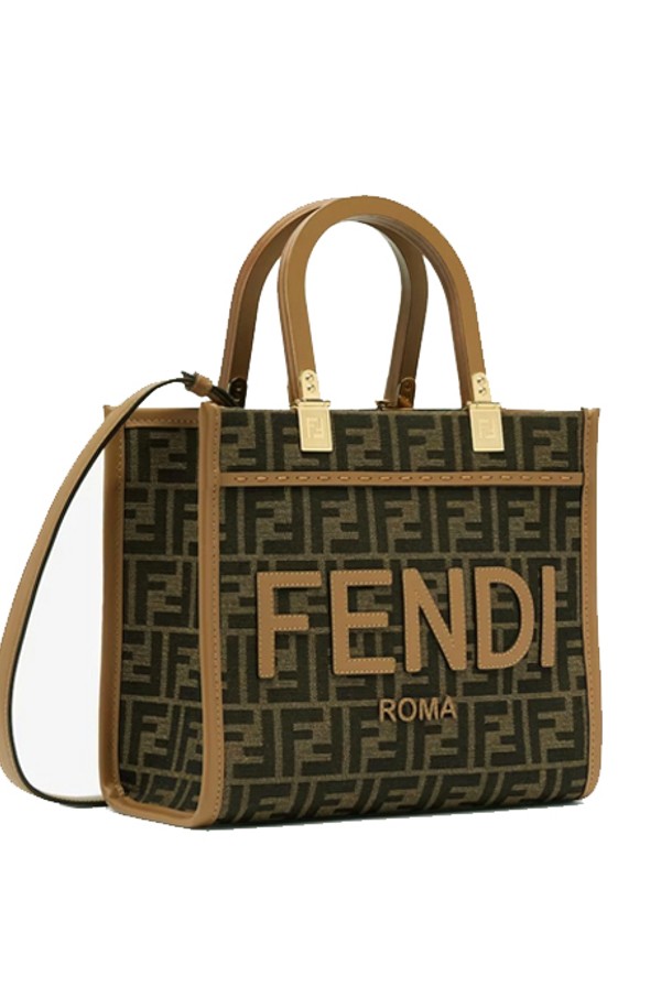 FENDI - 토트백 - 펜디 썬샤인 스몰 자카드 백/8BH394 ALVY F1GE3