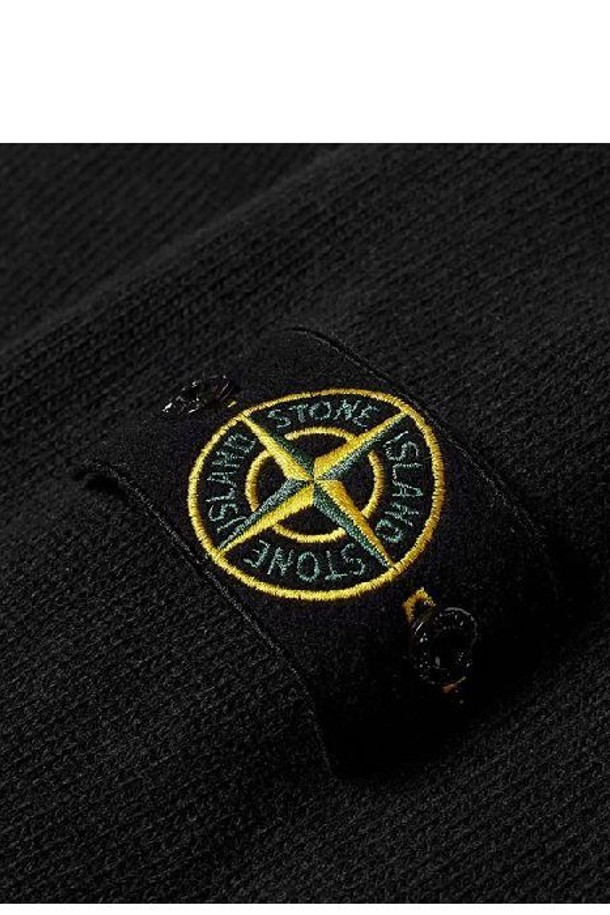 STONE ISLAND - 스웨터 - 스톤아일랜드 반집업 니트/8115540A3 A0029