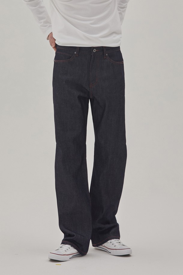 CORK - 데님 - DENIM RAW RED TAP SELVEDGE PANTS INDIGO