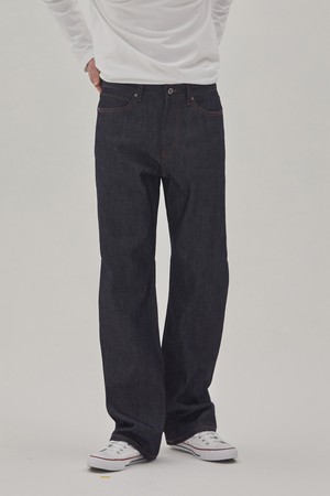 DENIM RAW RED TAP SELVEDGE PANTS INDIGO