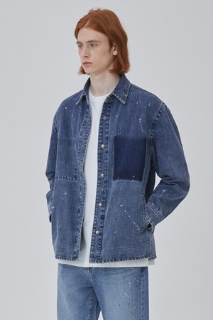 DENIM PAINTING SHIRKET INDIGO