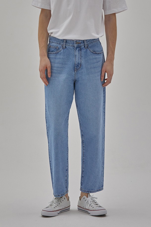 CORK - 데님 - DENIM COMFORT ANKLE CROPPED PANTS INDIGO