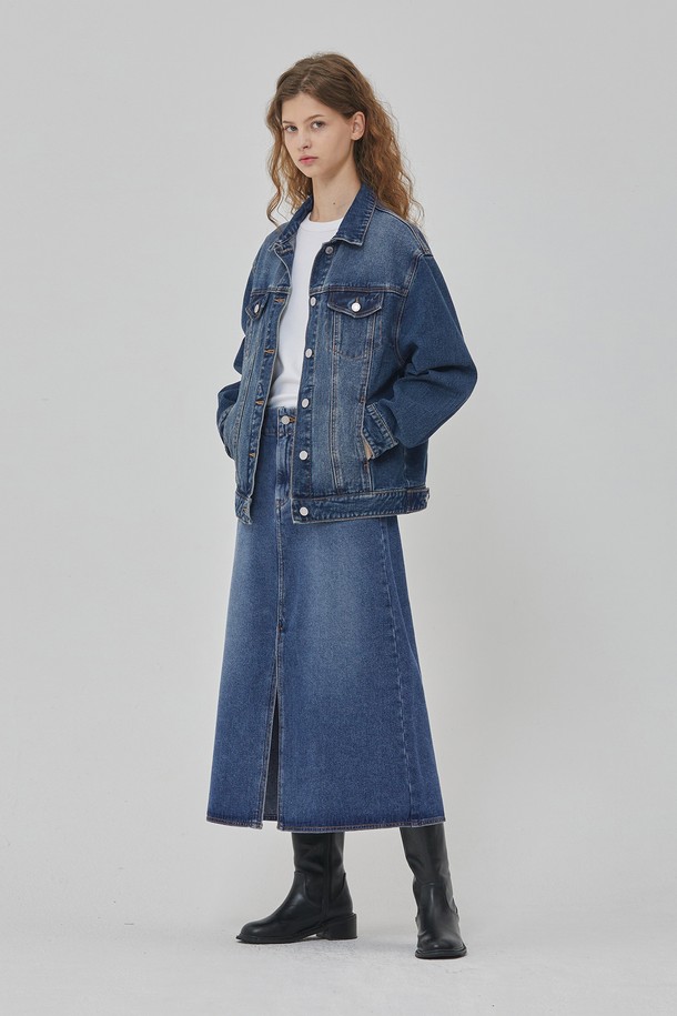 RYUL+WAI: - 자켓 - DENIM CLASSIC TRUCKER JACKET INDIGO