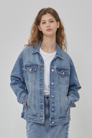 DENIM CLASSIC TRUCKER JACKET BLUE