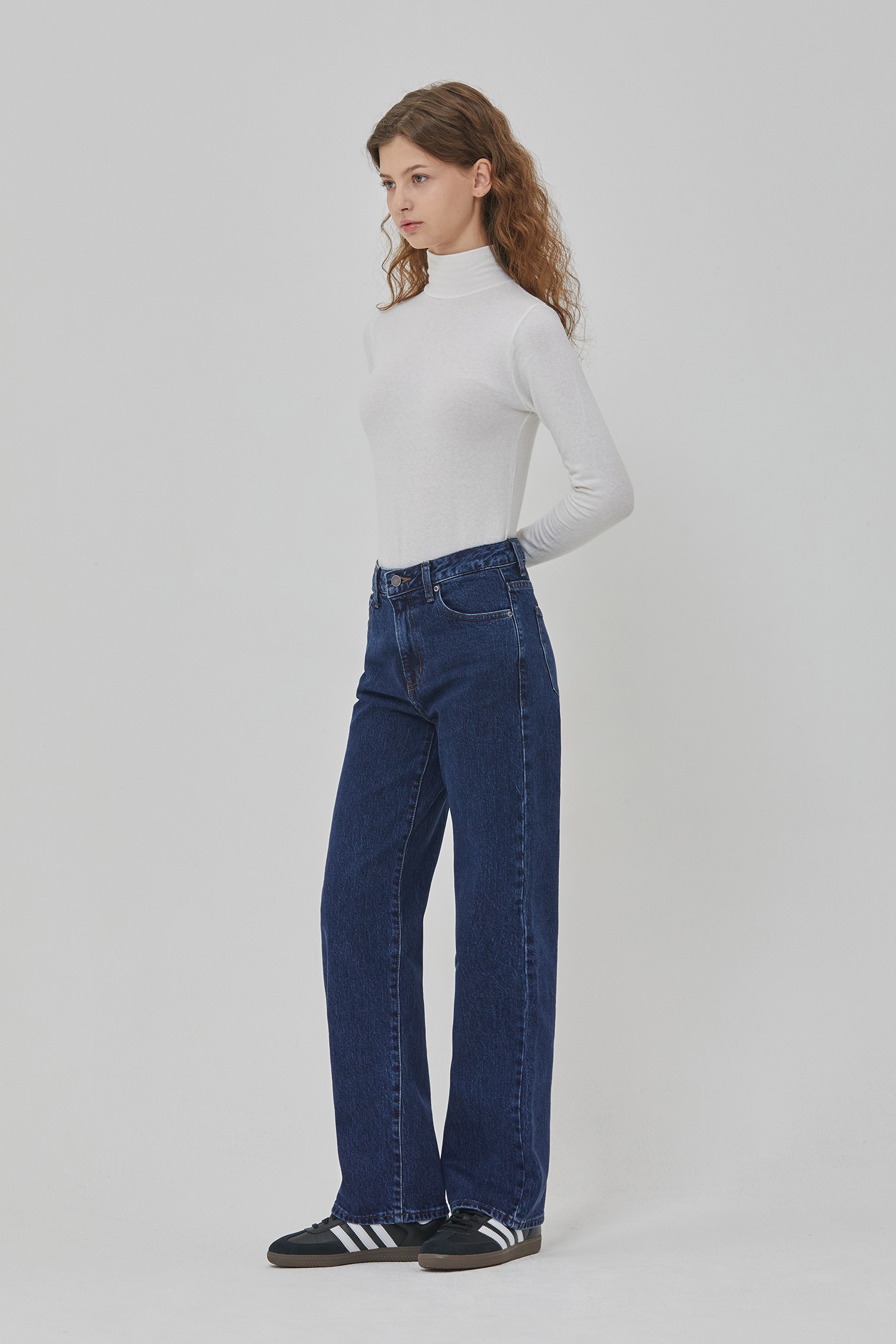 RYUL+WAI:] DENIM CLASSIC BIO WASHING PANTS DEEP INDIGO