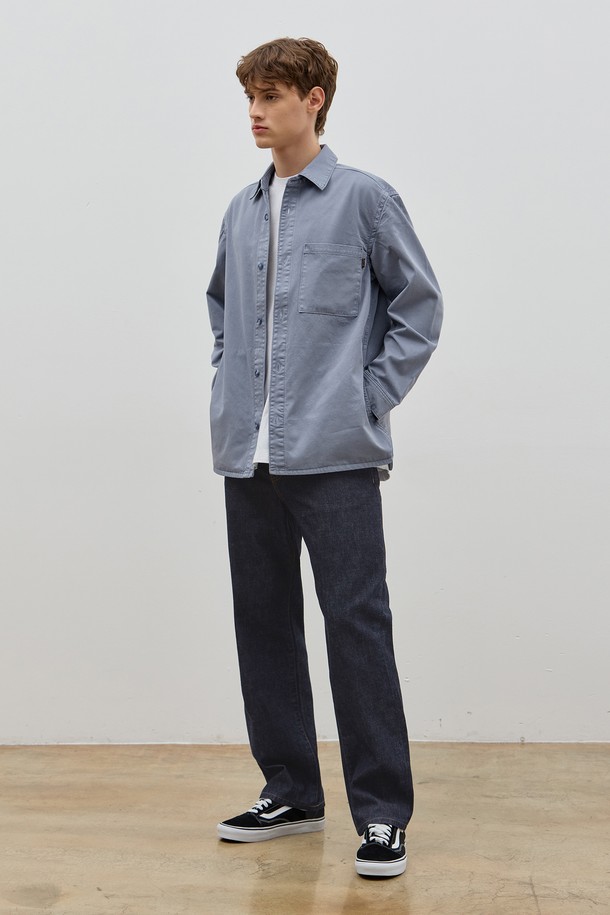 CORK  - 데님 - DENIM STRAIGHT COMFORT RAW PANTS INDIGO C5