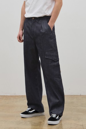 DENIM SELVEDGE SIDE POCKET PANTS INDIGO C5