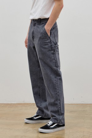 DENIM CARPENTER PANTS GREY C5