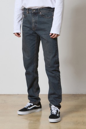 DENIM TIN COLOR SELVEDGE VINTAGE PANTS INDIGO K5