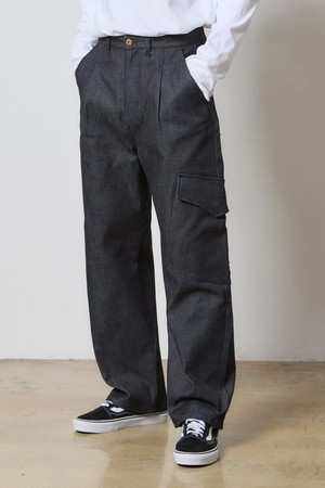 DENIM SELVEDGE SIDE POCKET PANTS INDIGO K5