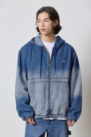 DENIM HOOD JUMPER MEDIUM BLUE K5