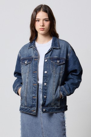 DENIM CLASSIC TRUCKER JACKET INDIGO F5