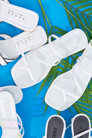 리본 스트랩 샌들 S0102 (WHITE)
