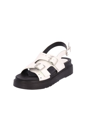 마야 벨트 스트랩 펀칭 샌들(WHITE)_S0525