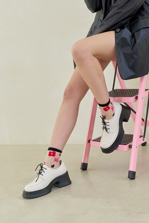 홀리 레이스업 플랫폼 로퍼(IVORY)_L2517