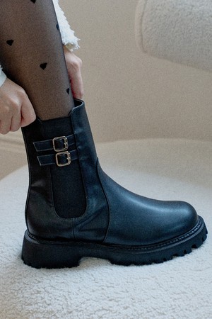 티나 투 벨트 첼시 부츠_B2541