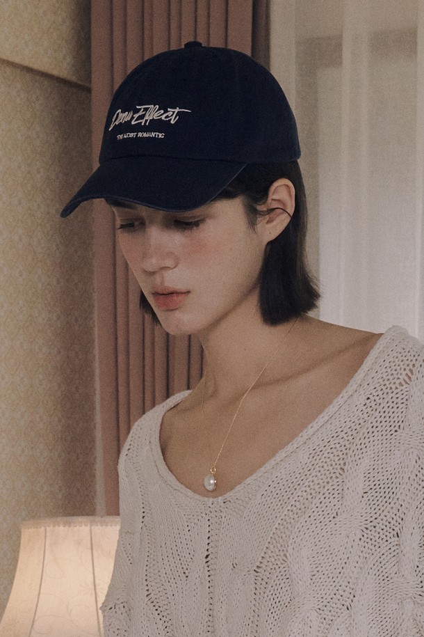 DENU - 모자 - effect Ball Cap [Navy]