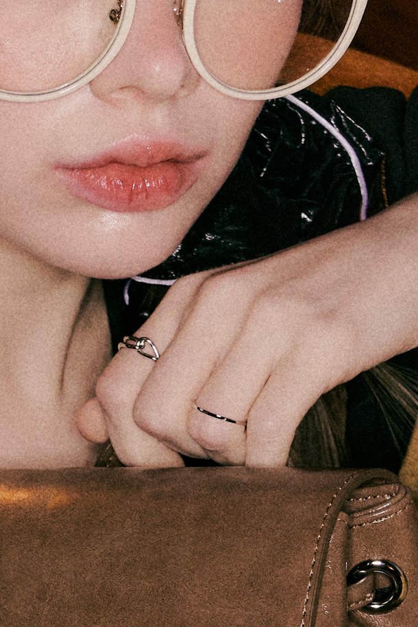 DENU - 반지 - Twisted Layered Ring (SET)