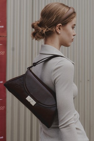 Echell Taylor bag [Red Brown_silver]