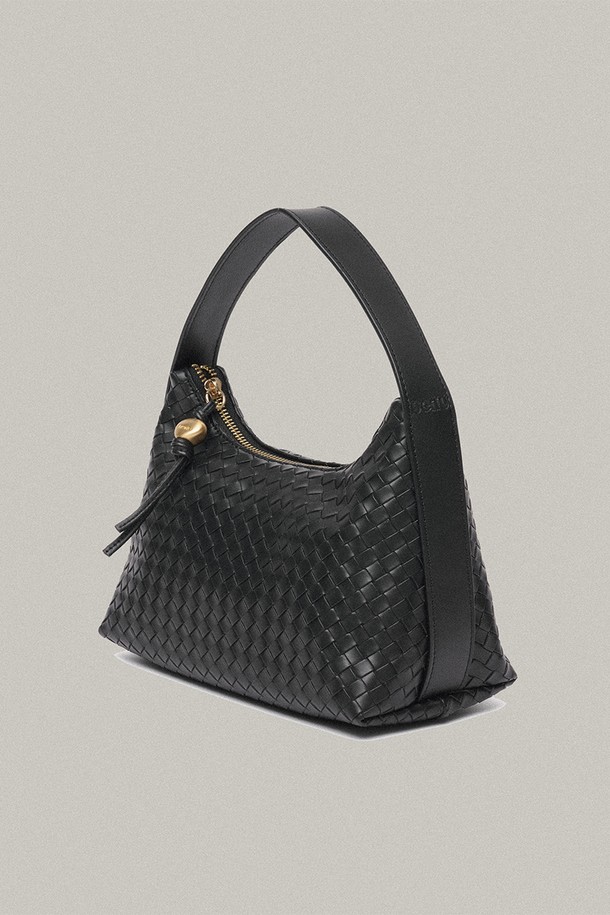 DENU - 토트백 - Jane Weaving Tote Bag [BLACK GOLD]