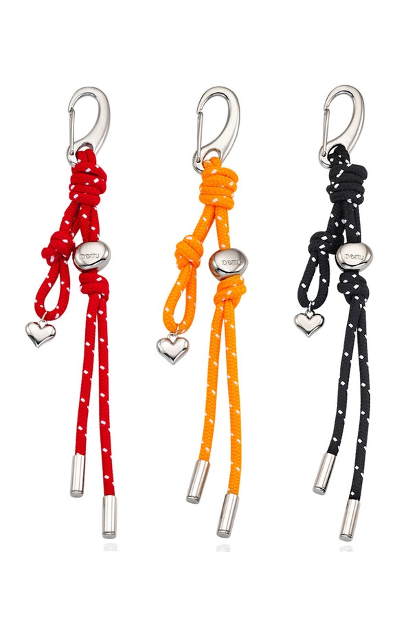 DENU - 키링/참 - Signature parts rope keyring