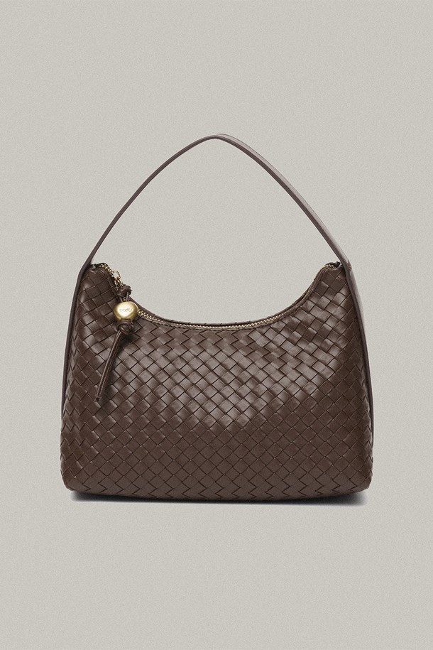 DENU - 토트백 - Jane Weaving Tote Bag [BROWN GOLD]