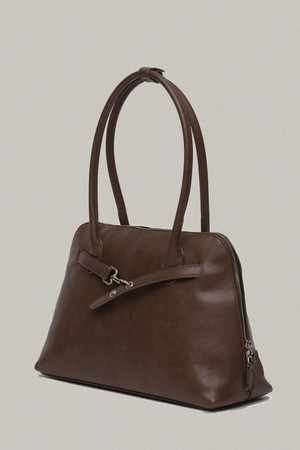 NOA BAG [DEEP BROWN SILVER]