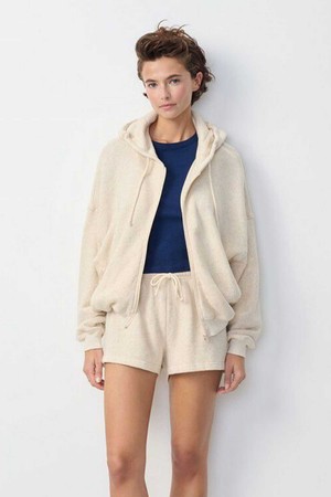 [AMERICAN VINTAGE] 아메리칸 빈티지_ITONAY HOODIE - MELANGE ECRU