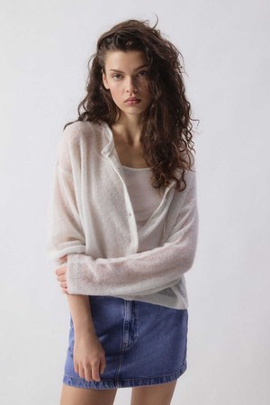 [AMERICAN VINTAGE] 아메리칸 빈티지_BODYROW CARDIGAN - POLAR MELANGE